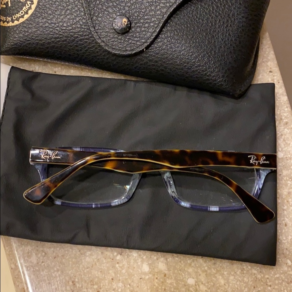 Ray-Ban Tortoise Eye Glasses Frames - Picture 4 of 6
